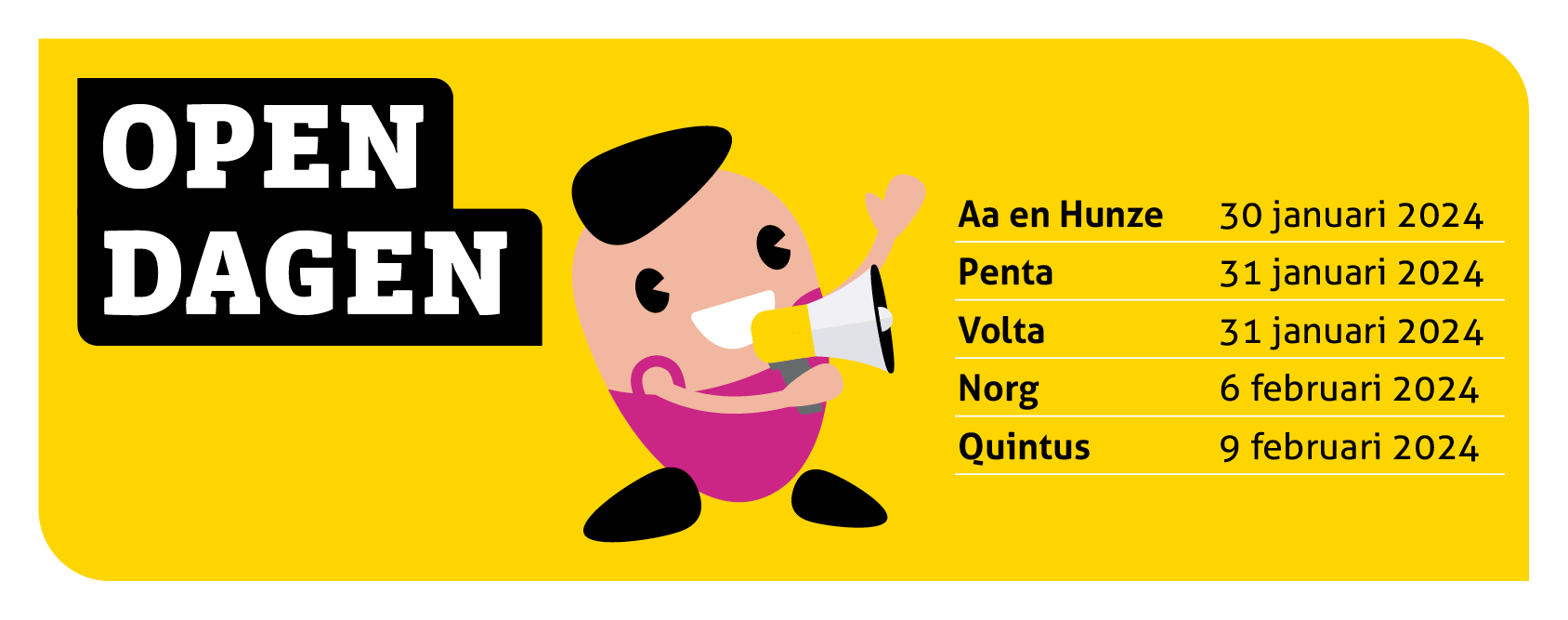 Bezoek onze Open Dagen 2024