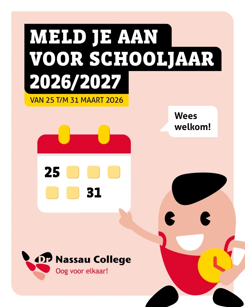 Aanmeldweek schooljaar 2026-2027